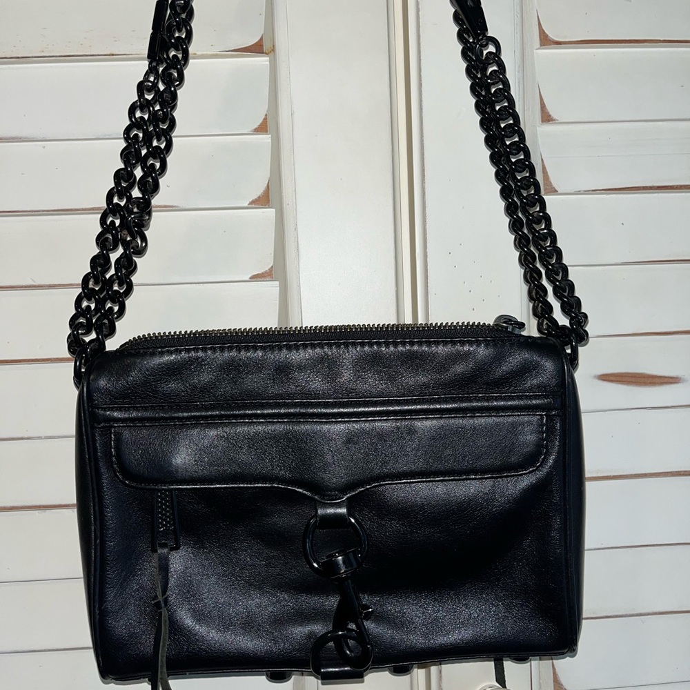 Rebecca Minkoff Black Leather Crossbody Bag